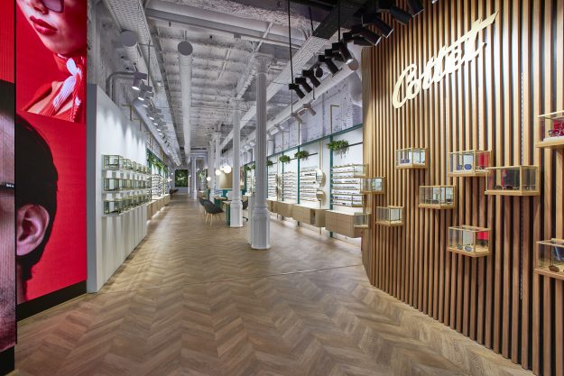 Cottet Flagship diseño interiorismo optica Barcelona huuun